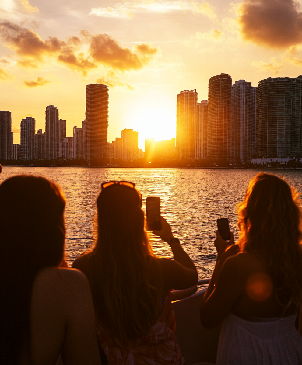 Guest enjoy the Sunset in Miami