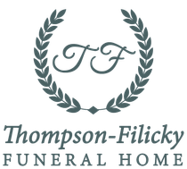 The logo for sample funeral home is shown on a white background.
