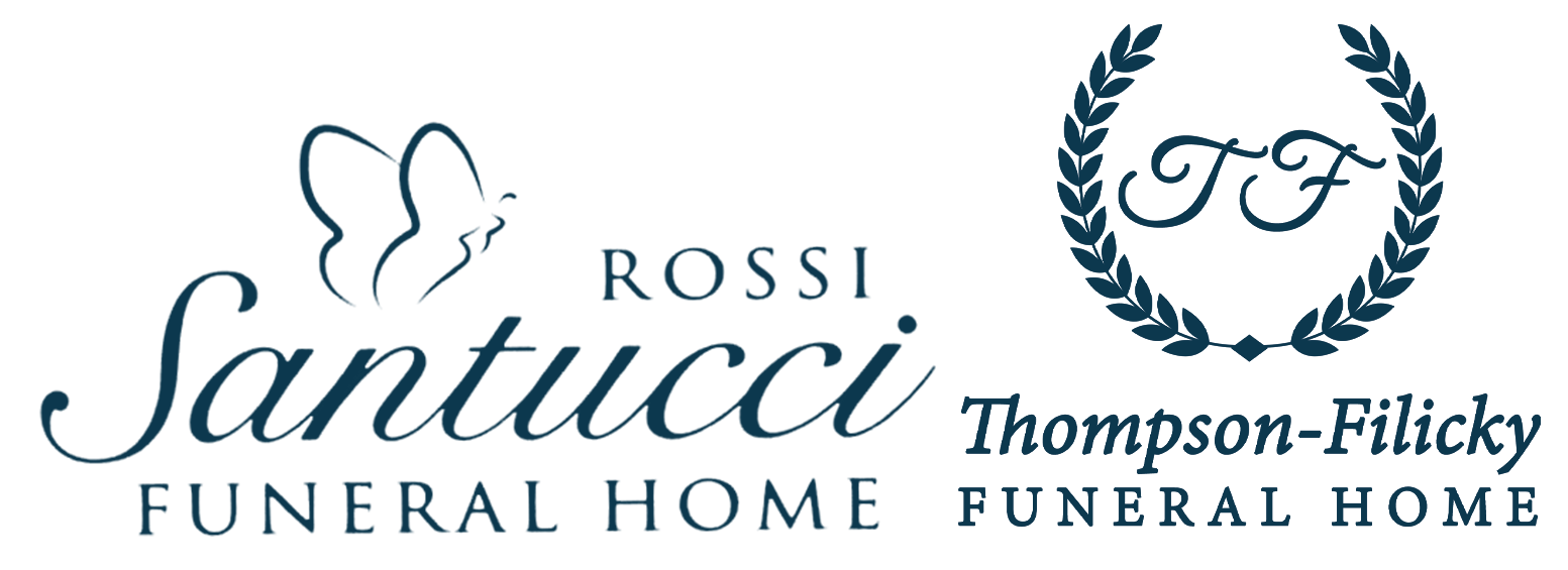 The logo for sample funeral home is shown on a white background.