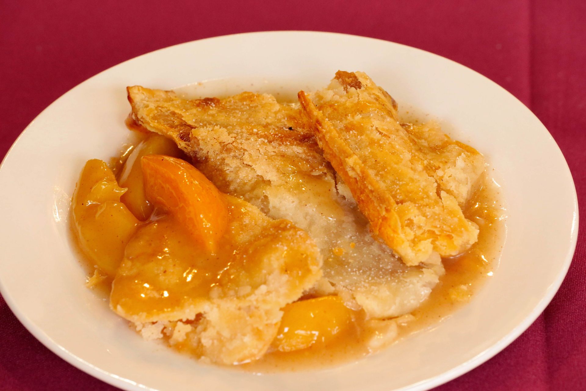Peach Cobbler — Inglewood, CA — Dulan's Soul Food Kitchen Peach Cobbler — Inglewood, CA — Dulan's Soul Food Kitchen