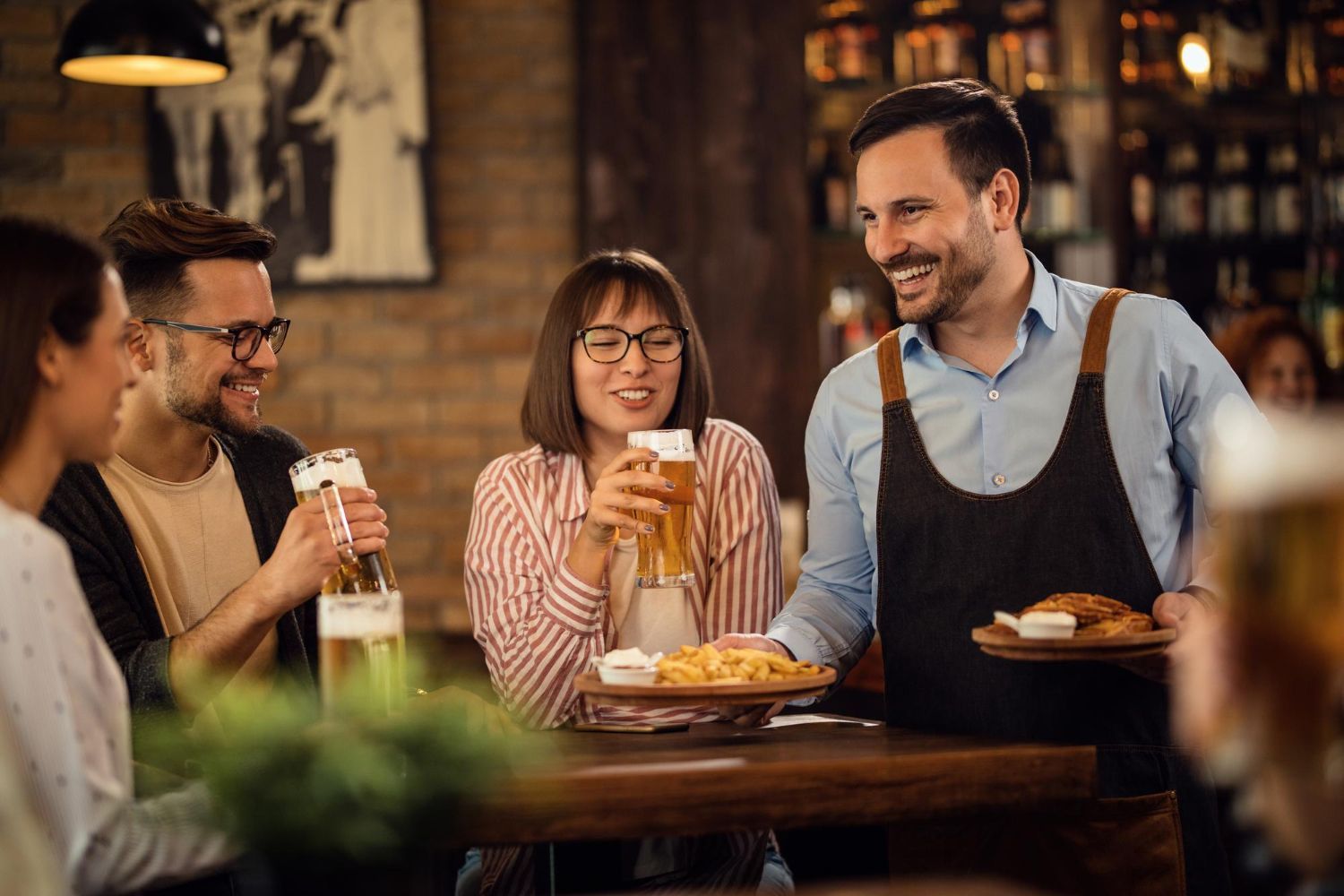 Small restaurant owners discussing funding options