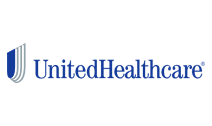 UnitedHealthcare logo: blue and gray abstract shape next to the company name in blue text.