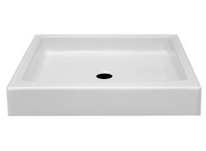 Shower Pan 32x32 CD White ABS
