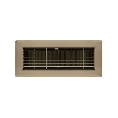 Floor Register 4x12 Brown Heavy Duty