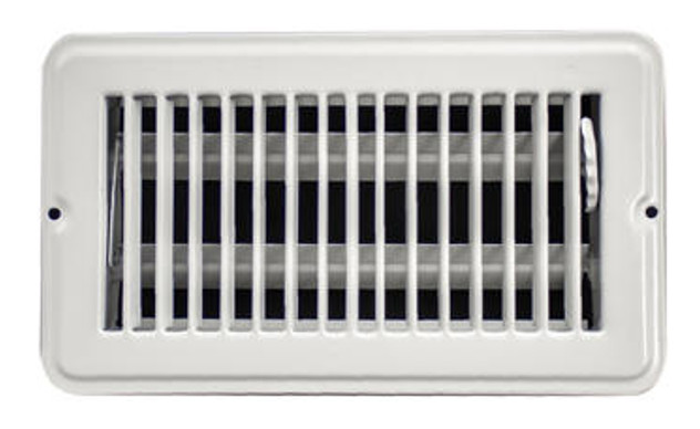 FLOOR REGISTER- 4x8 WHITE