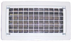 8"x16" White Manual Vent