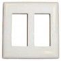 PLATE- WHITE DOUBLE SNAP ON
