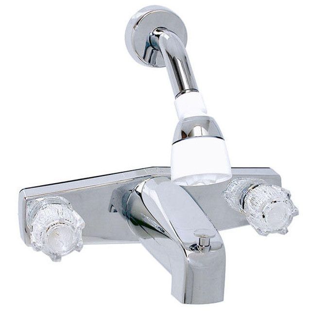 Tub/Shower 8" Plastic Straight