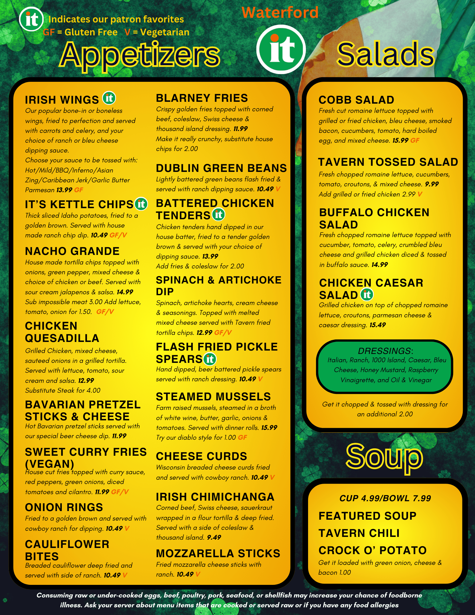 Events Irish Tavern Waterford