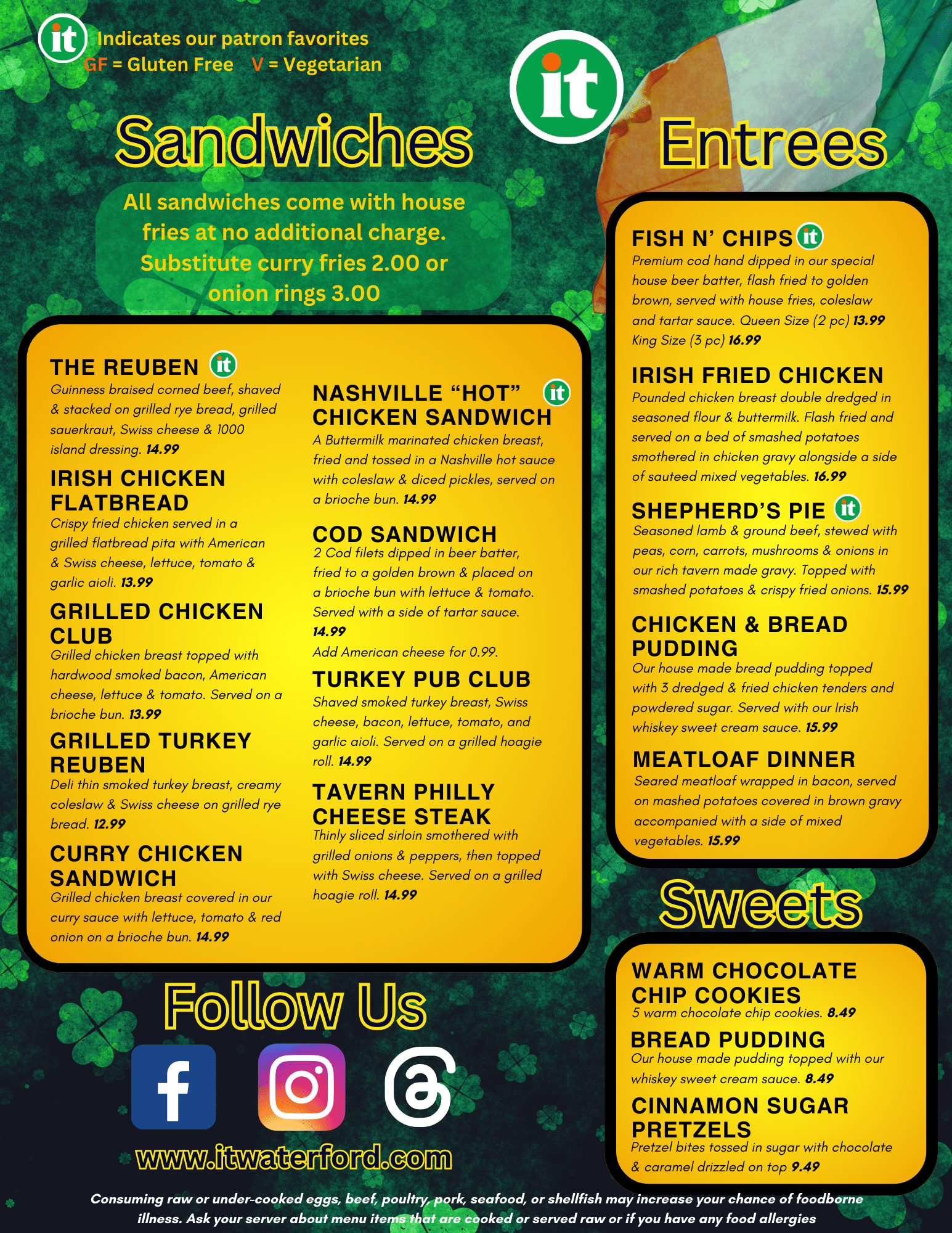 Events Irish Tavern Waterford