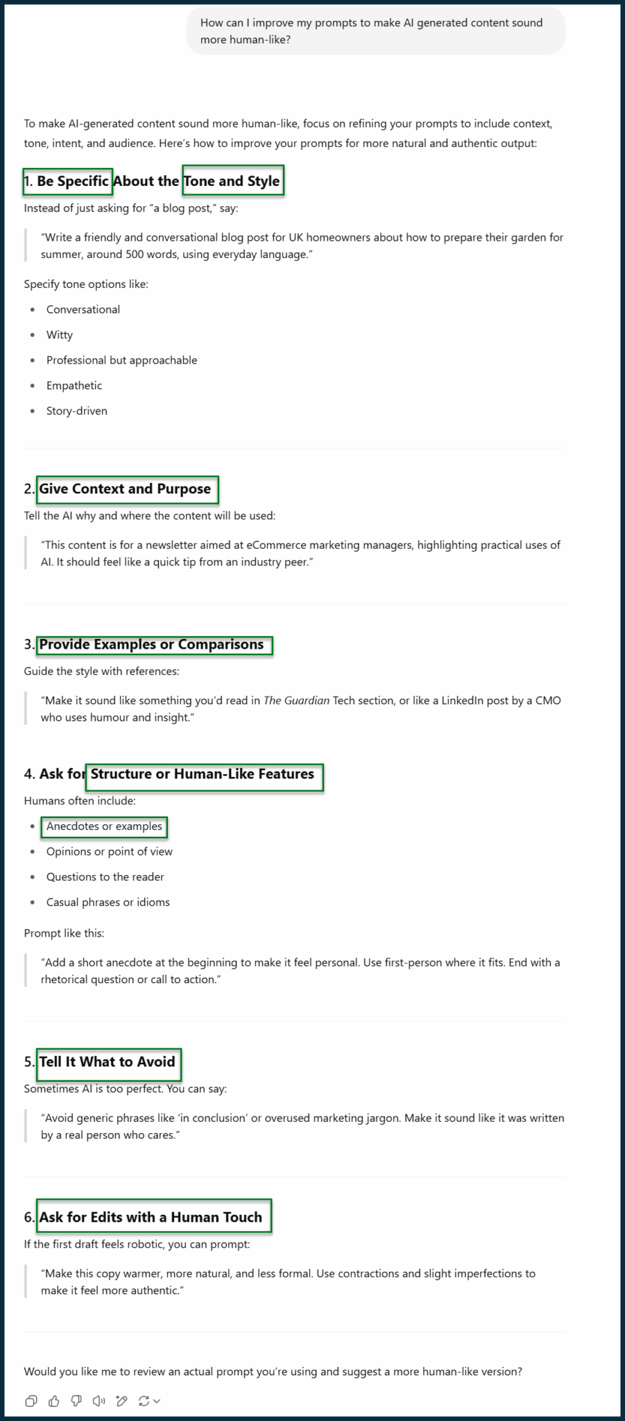 A document with sections on medical topics including the effects of vaccines, risk factors, and research.