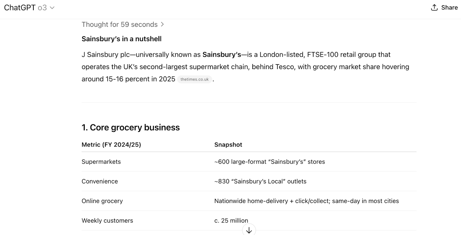 Text about Sam's Club including financial data: revenue, sales, and expansion.