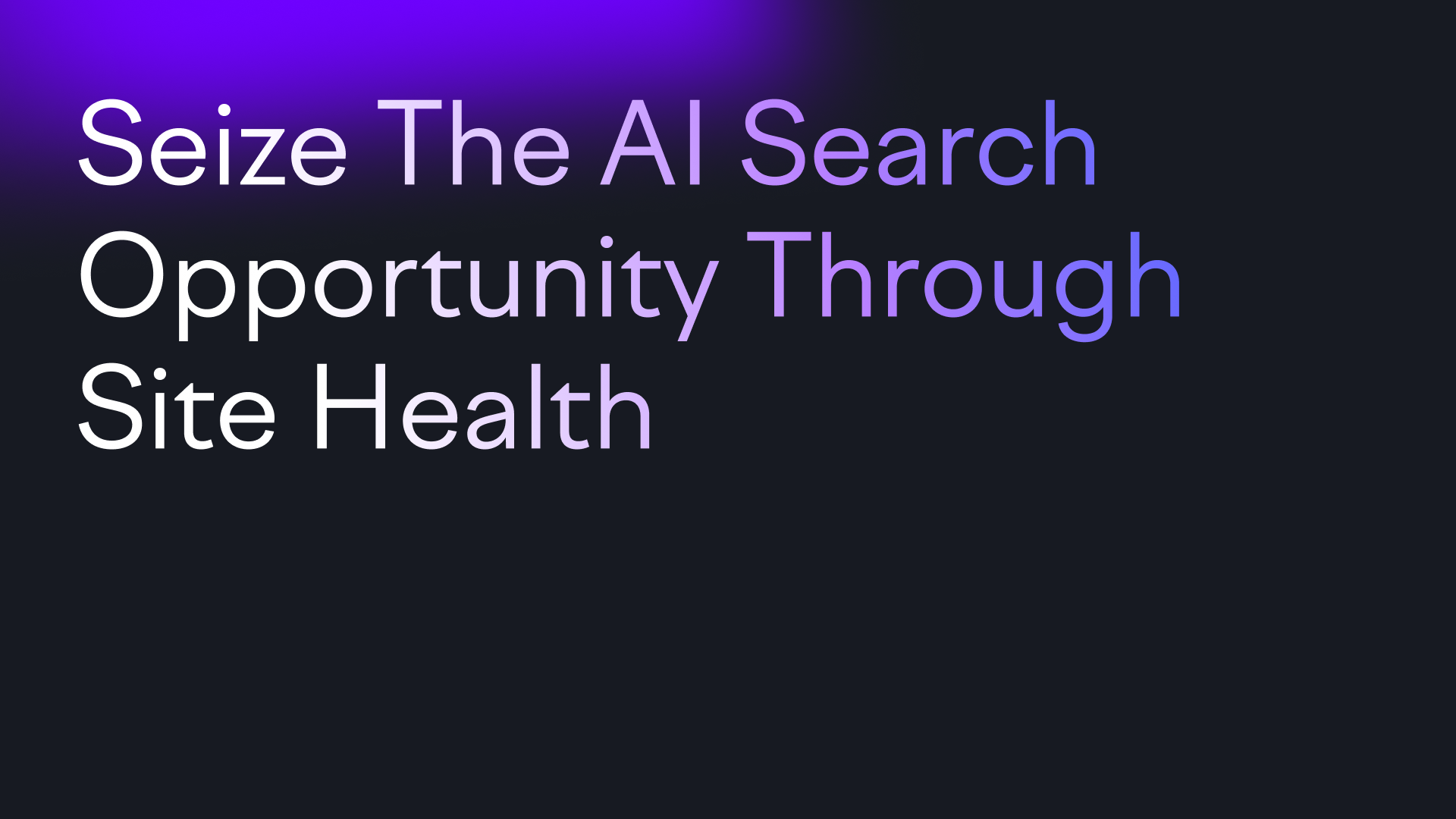 Text on a dark purple background: 