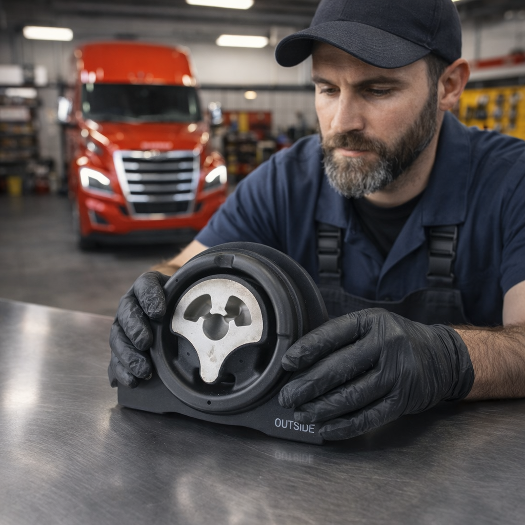 Inventario de refacciones de suspensión para transporte de carga