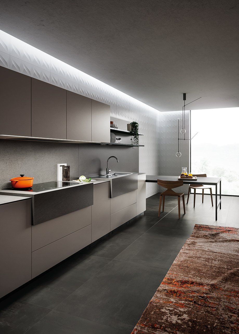 Modern Kitchen Area — Lynn, MA — ItalMarble Co Inc