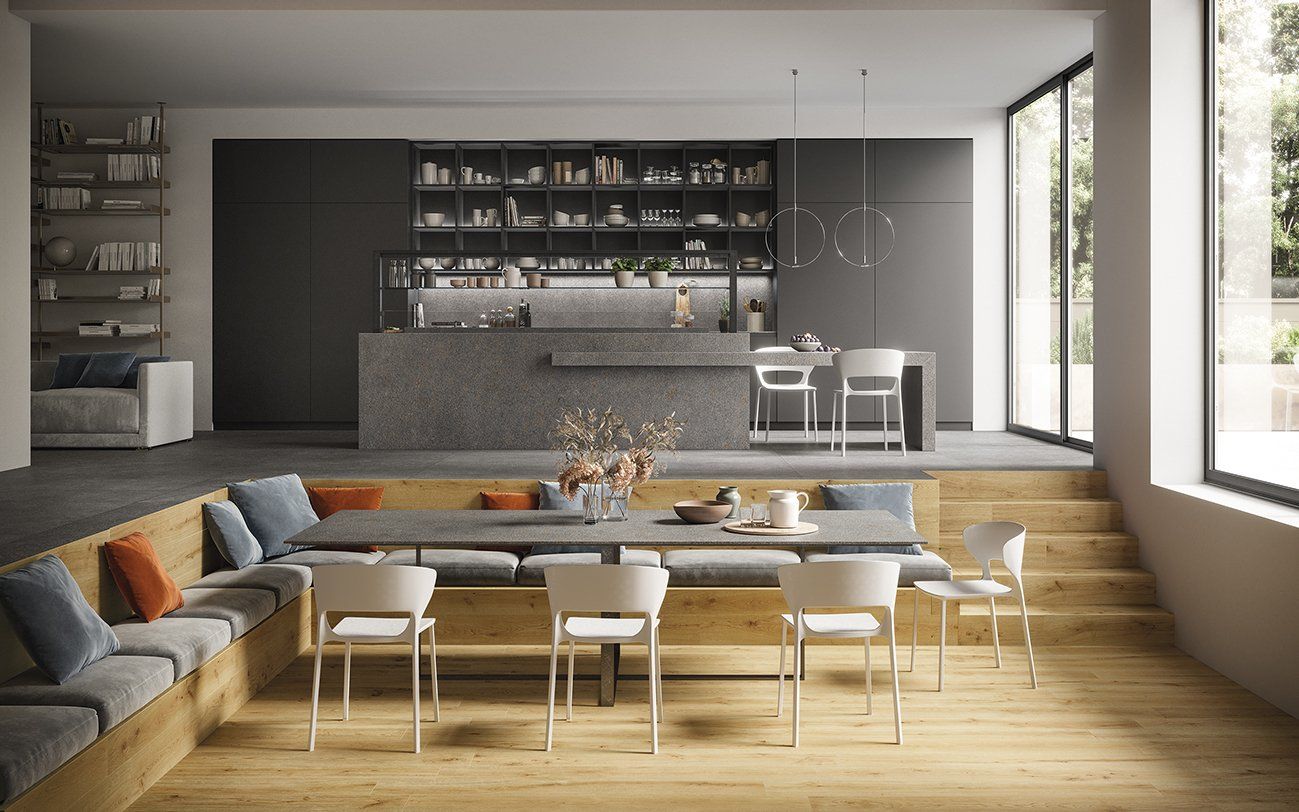 Kitchen and Dining Area — Lynn, MA — ItalMarble Co Inc