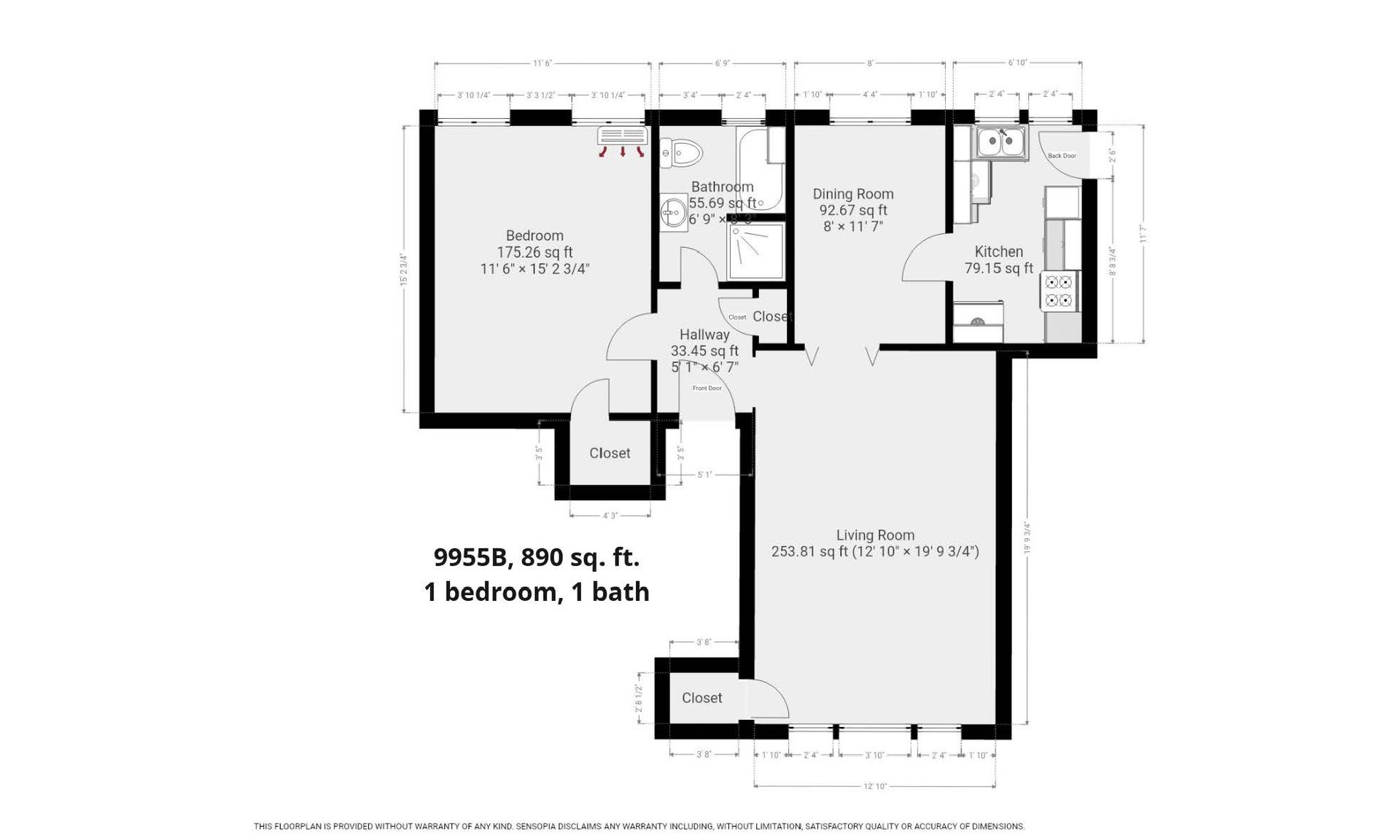 A black and white floor plan of a house.