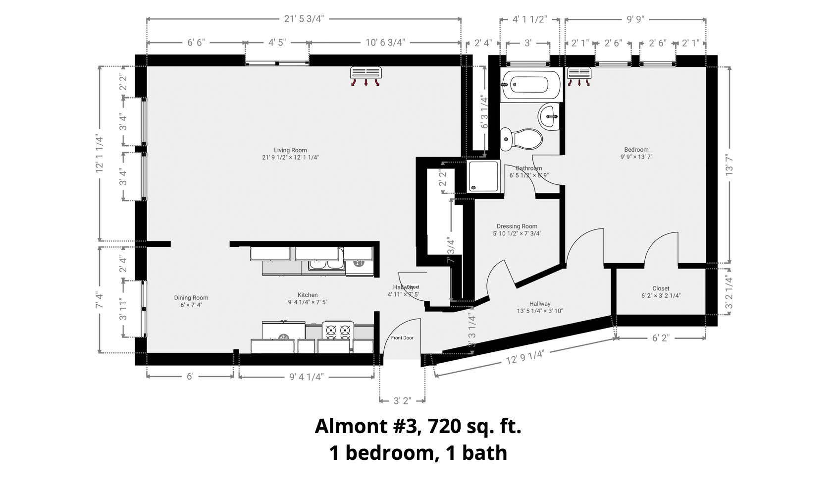 A black and white floor plan of a house