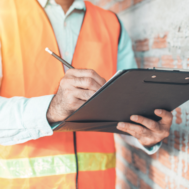 Foundation expert evaluating structural issues