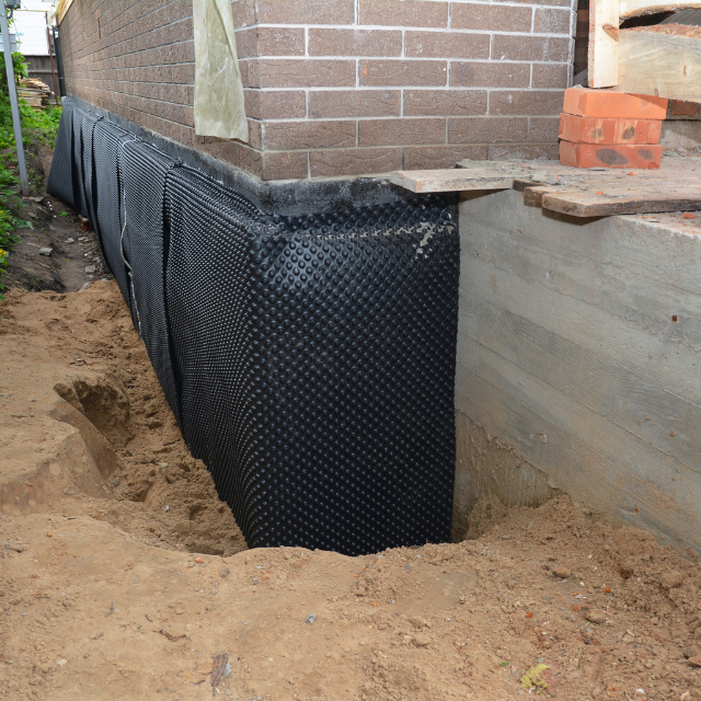 Professional waterproofing to protect a home's foundation