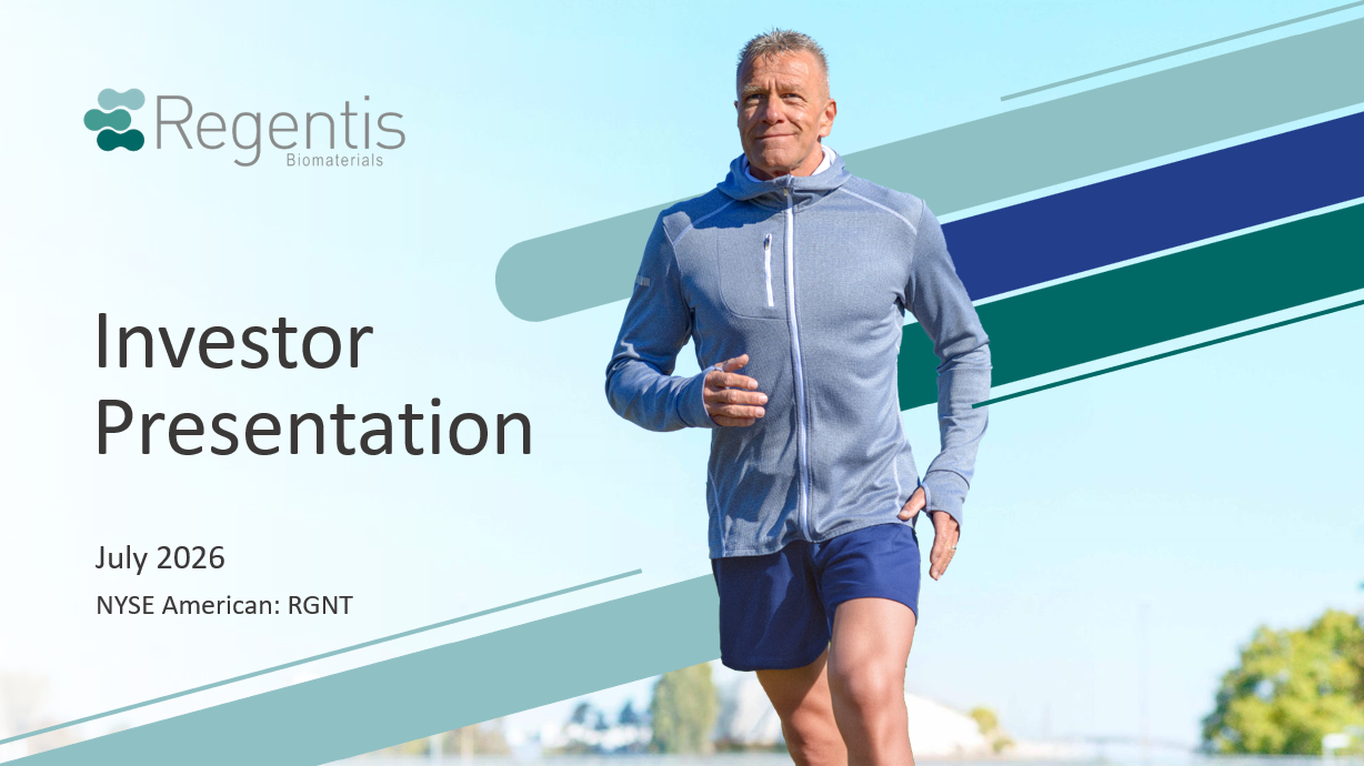 Thumbnail of the Regentis Presentation