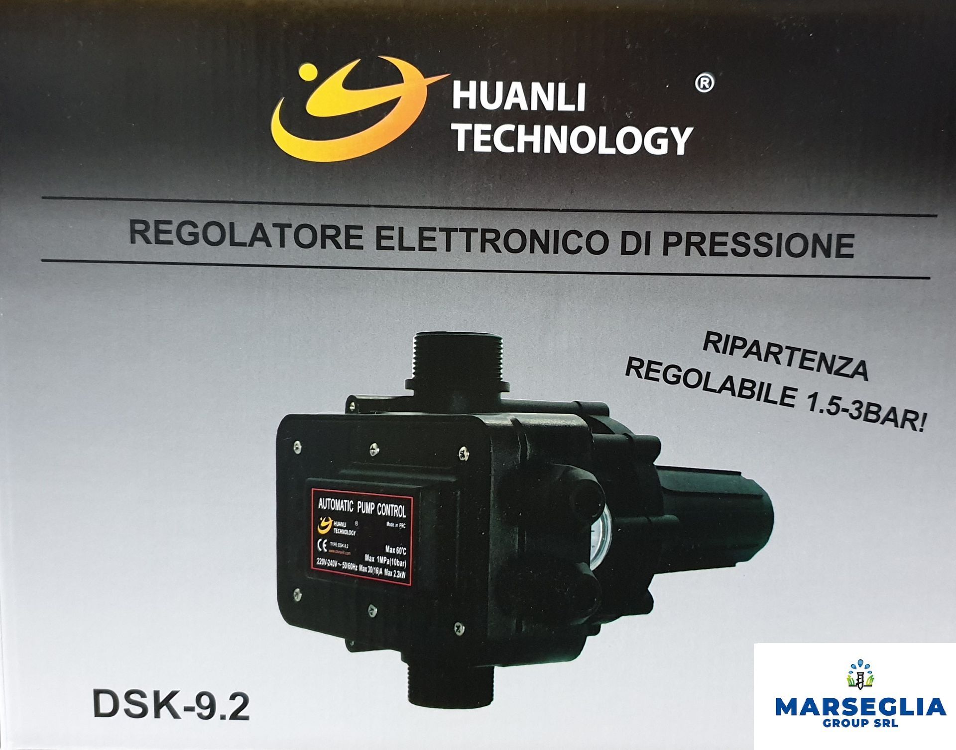 Scatola per regolatore di pressione elettronico 
