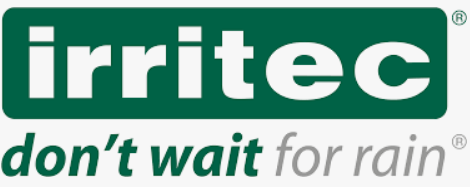 Logo Irritec: testo bianco