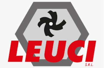 Logo LEUCI: testo rosso