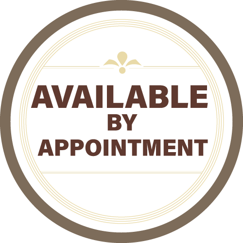 Available By Appointment Badge
