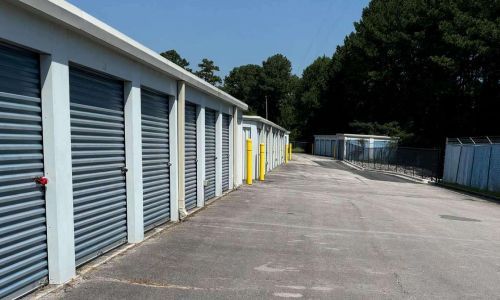 StorMark Self Storage facility at 549 Freedom Way in Midway Park, North Carolina