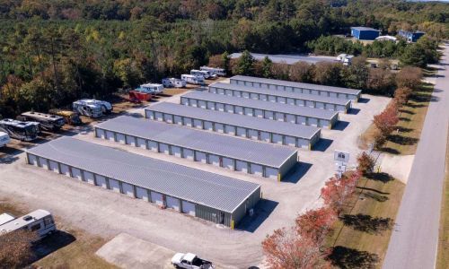 StorMark Self Storage facility at 128 Freedom Avenue in Powells Point, North Carolina
