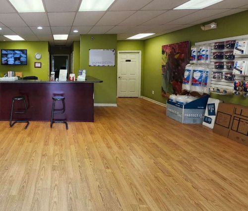 StorMark Self Storage office interior on Jefferson Street in Newnan, Georgia