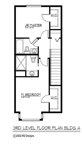 Floor plans 3rd level BGDL A #2