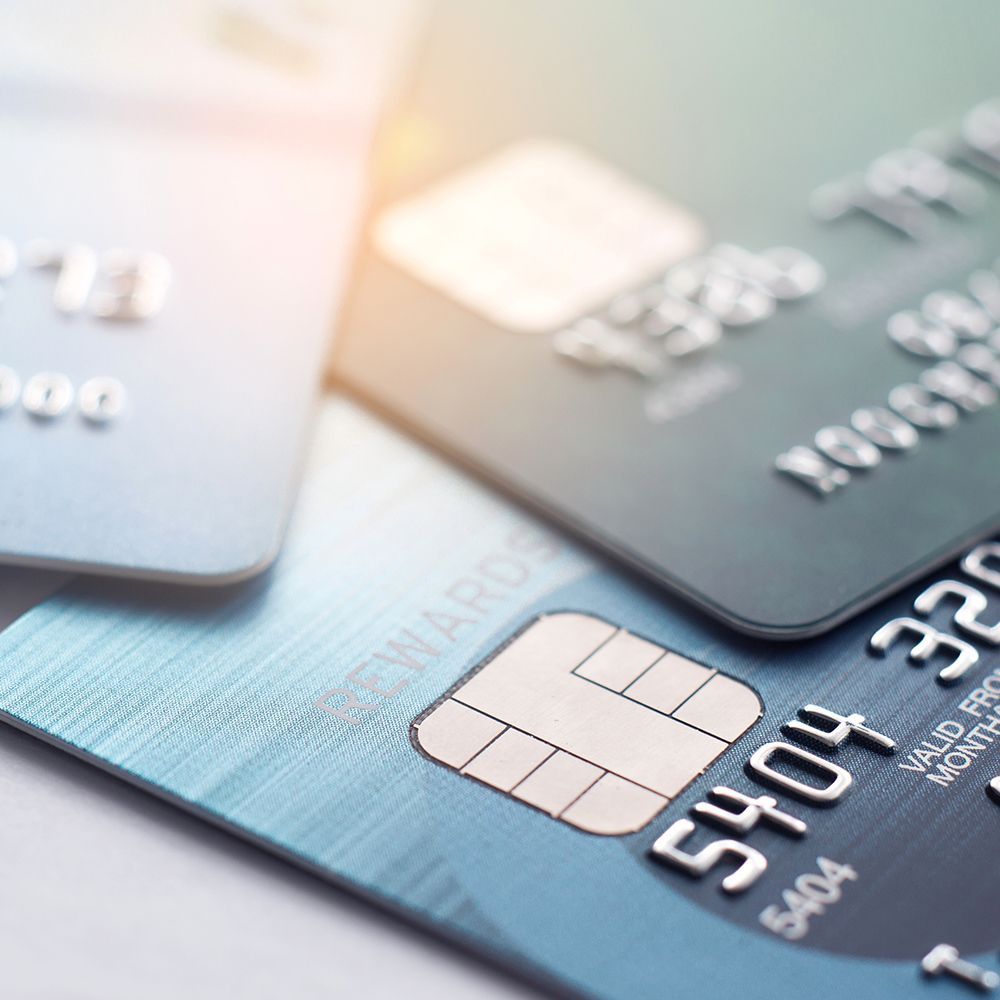 Close Up Shot Of Credit Cards Close Up Shot Of Credit Cards