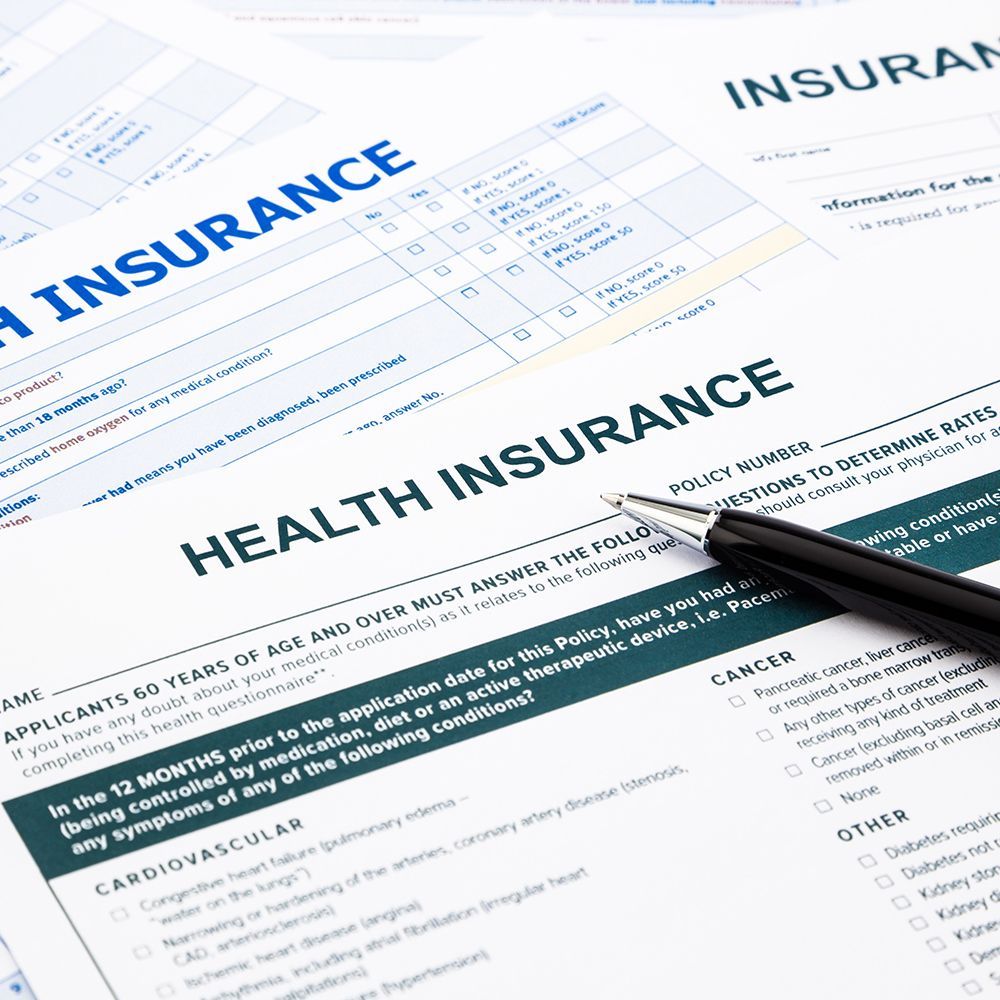 Health Insurance Form Health Insurance Form