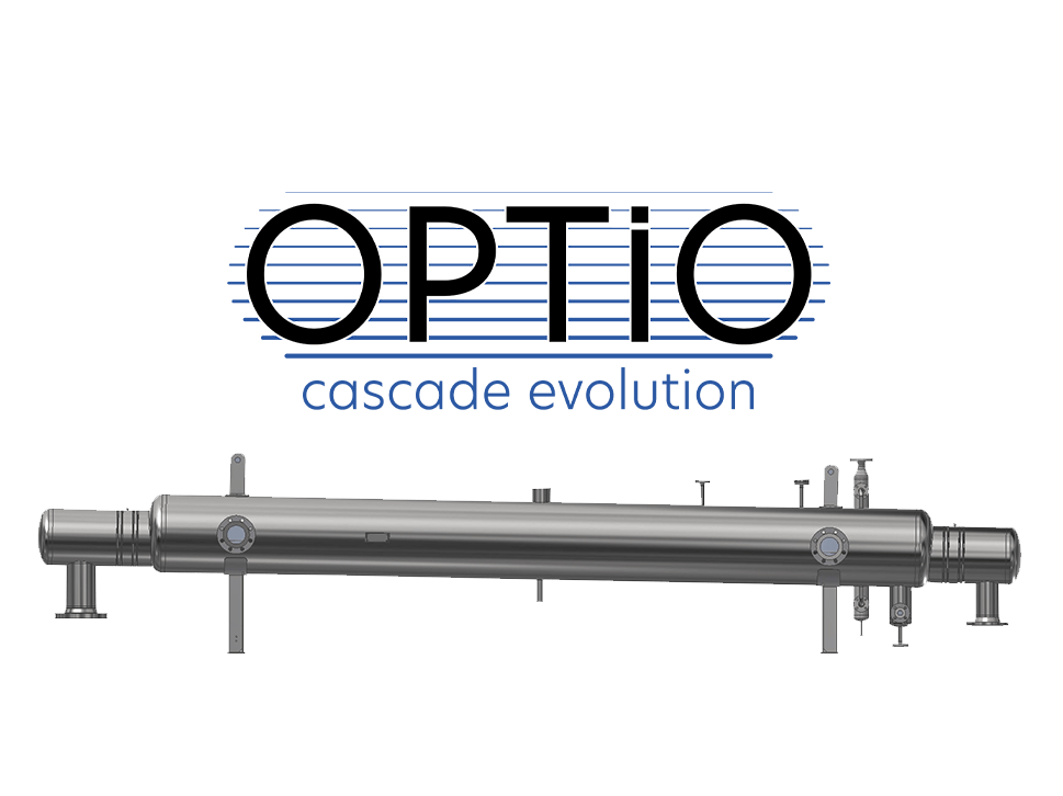 Uniek ontwerp NH3 CO2 cascade condensor