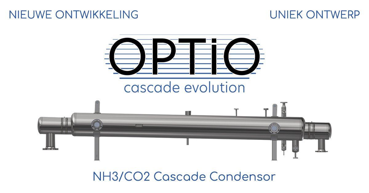 NH3 CO2 cascade condensor