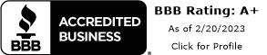 BBB Rating Logo — Old Bridge, NJ — PFM GLASS & MIRRORS LLC
