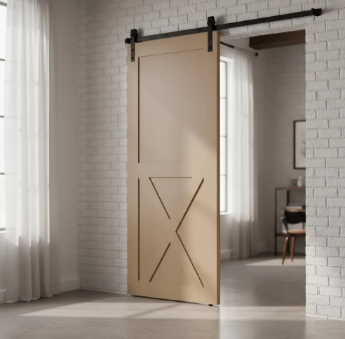 Puerta Corrediza Granero MDF