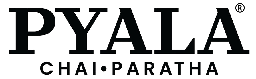 The Pyala Chai Paratha logo in black text on a white background.