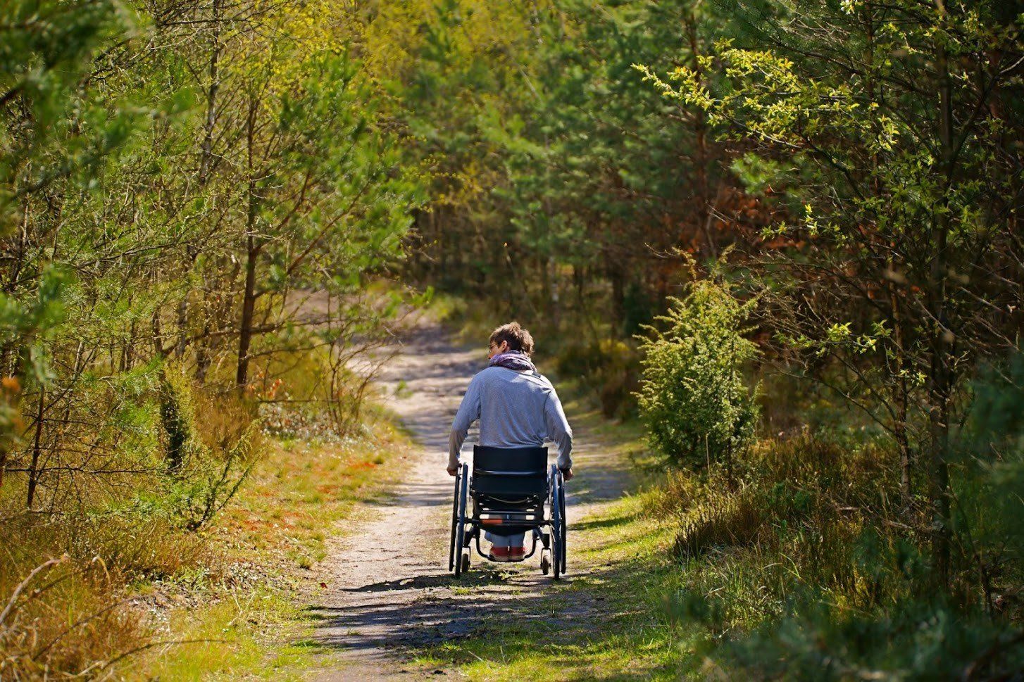 Man On Wheelchair — Manifee, CA — Law Office Of Robert P Karwin Man On Wheelchair — Manifee, CA — Law Office Of Robert P Karwin