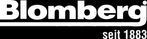 The Blomberg logo in white text on a black background; 