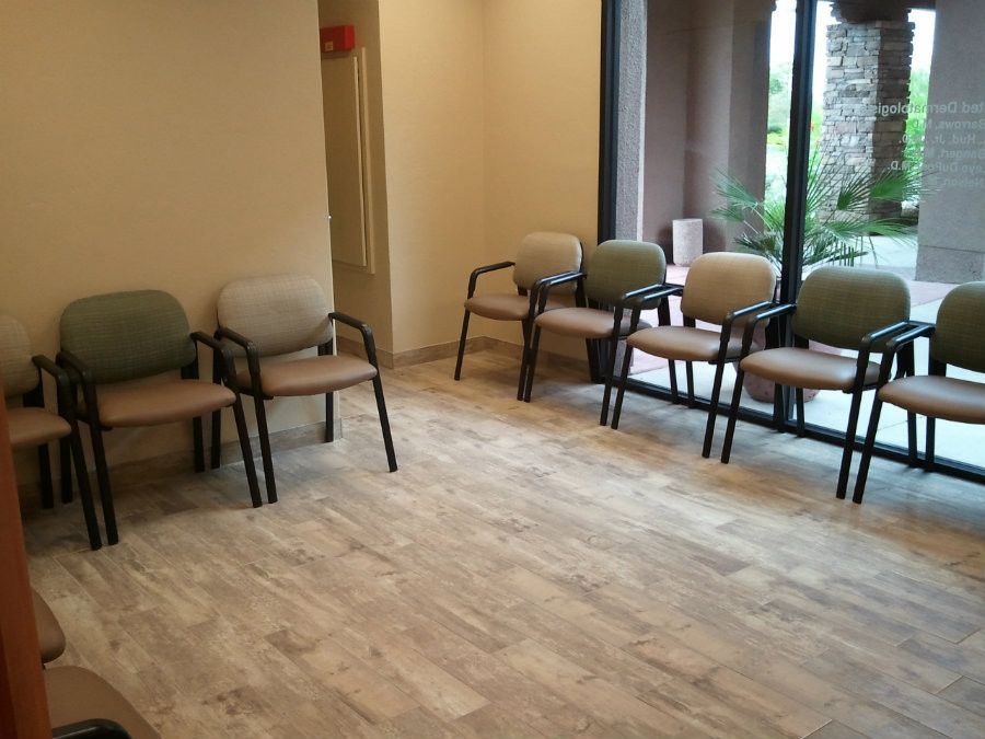 Flooring and Chairs in Clinic — Tucson, AZ — Associated Dermatologist