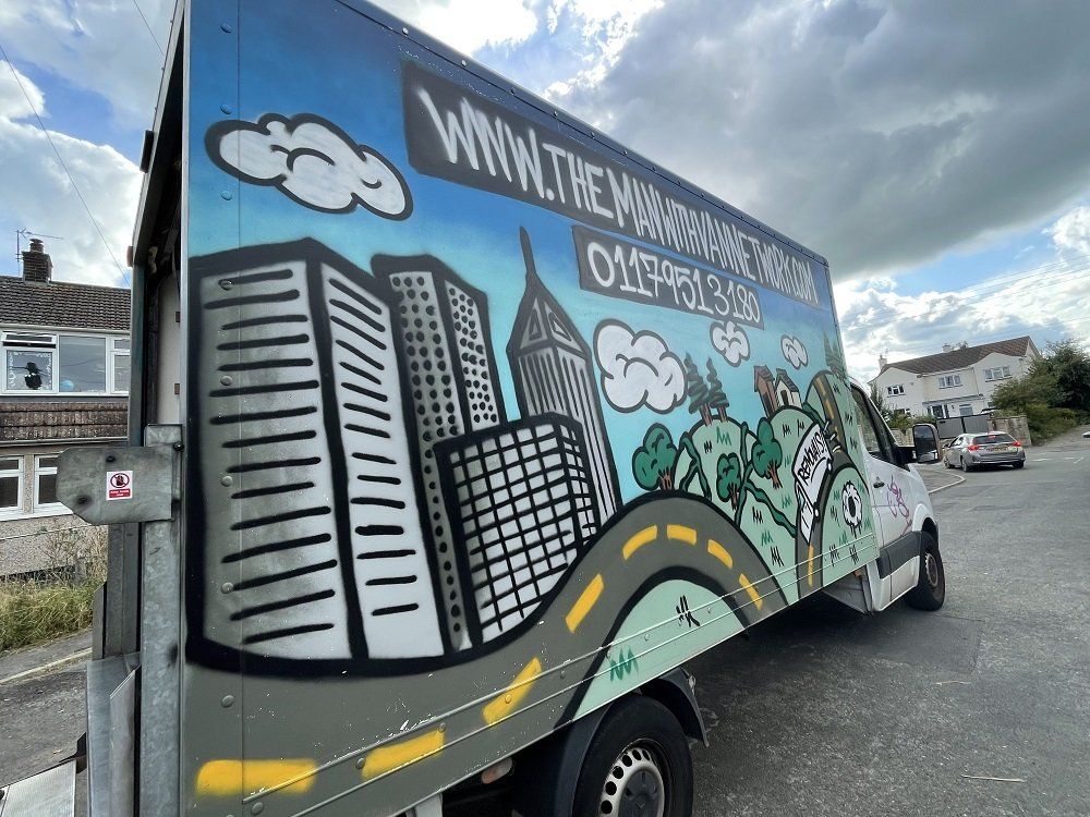 The Man With Van Networks Latest Removals Van With Bristol City Art.