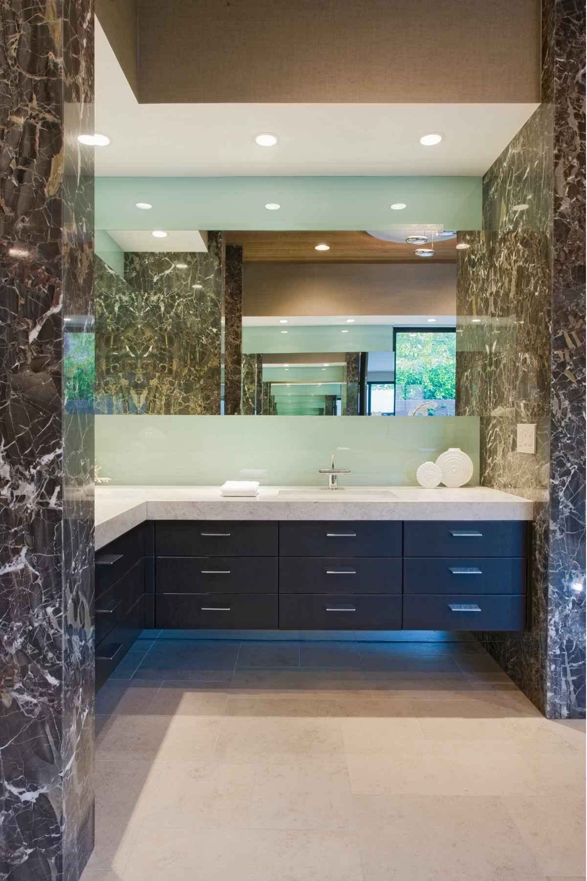 smart bathroom storage