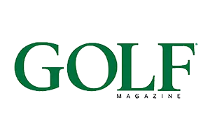 Golf Magazine logo in green text on a white background