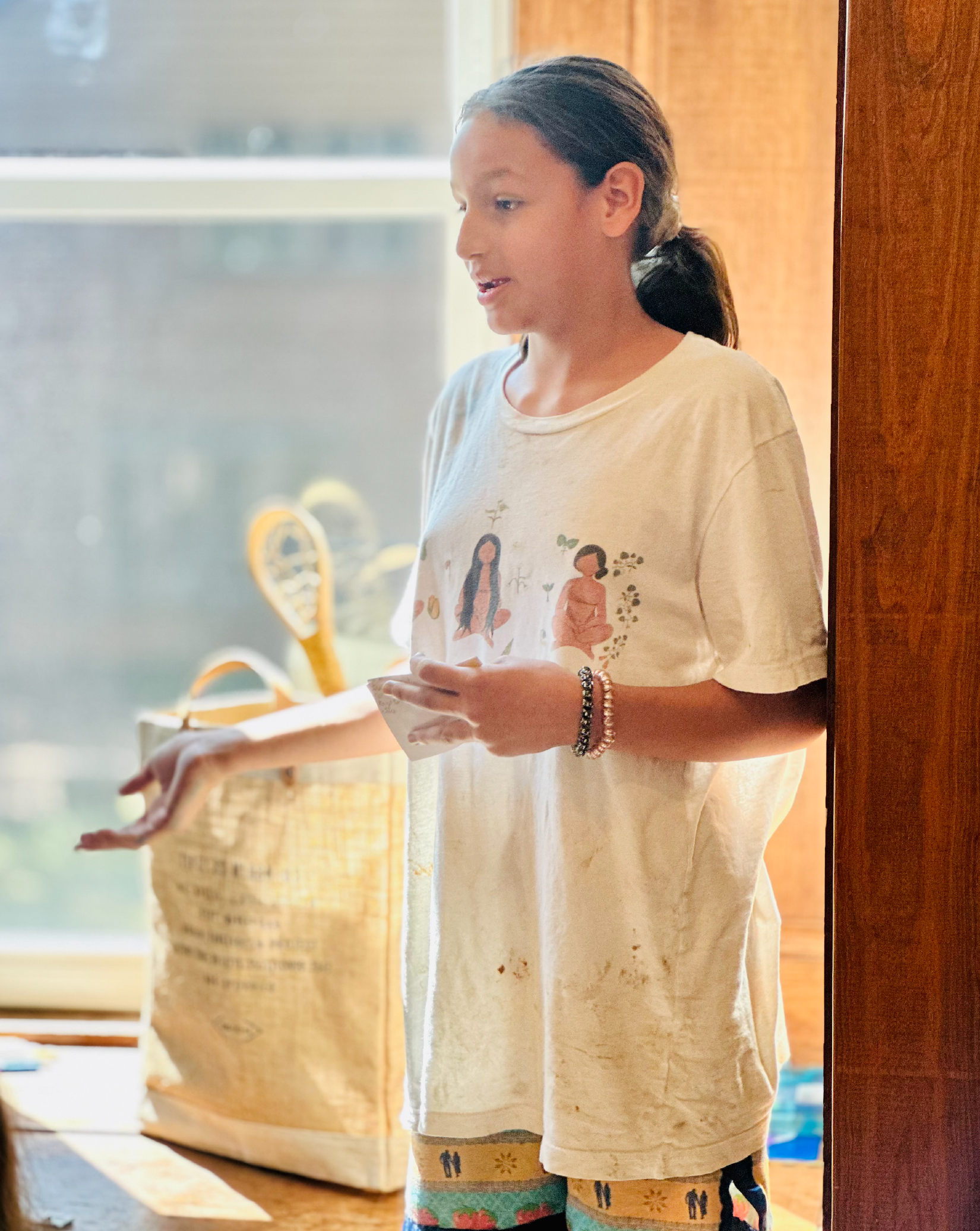 Montessori student in the classroom 