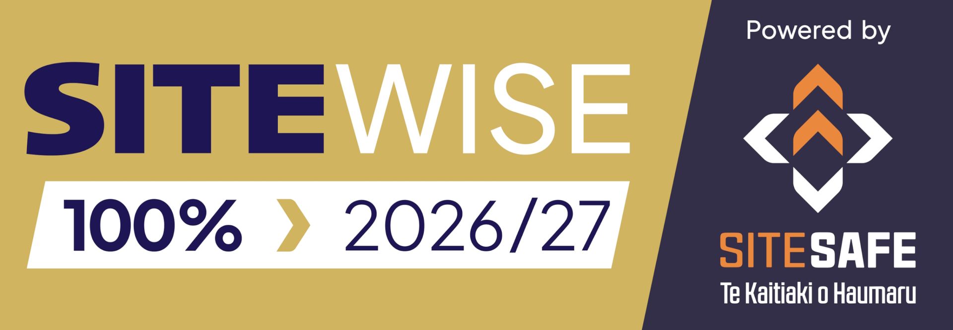 Sitewise Health & Safety Assessment 100% Achievement 2026/2027