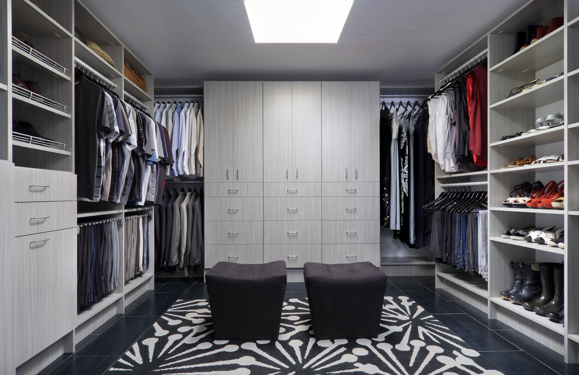 Concrete Custom Walk in Closet Systems