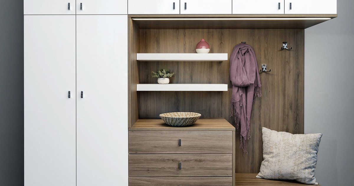 Custom Mudroom Cabinet System
